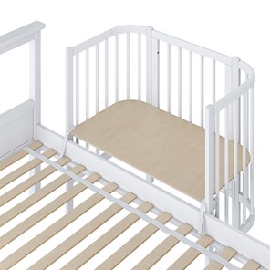 Приставная кровать POLINI Kids Simple 105 Белый в Норильске - предосмотр 2