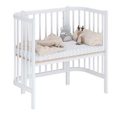Приставная кровать POLINI Kids Simple 105 Белый в Норильске - изображение