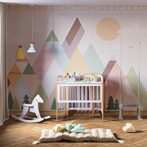 Детская кровать POLINI Kids Simple 120 Белый / Бук в Норильске - предосмотр 10