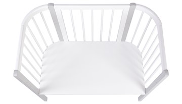Кроватка-трансформер POLINI Kids Simple 120 Белый / Серый в Норильске - предосмотр 3