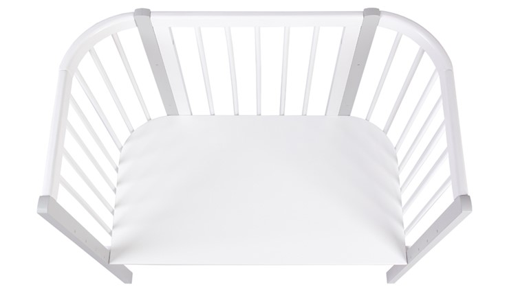 Кроватка-трансформер POLINI Kids Simple 120 Белый / Серый в Норильске - изображение 3