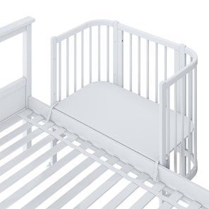 Приставная кровать POLINI Kids Simple 120 Белый в Норильске - предосмотр 5