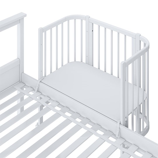 Приставная кровать POLINI Kids Simple 120 Белый в Норильске - изображение 5