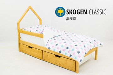 Кровать-домик мини Skogen дерево в Норильске