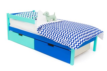 Детская кровать Skogen classic мятно-синия в Норильске