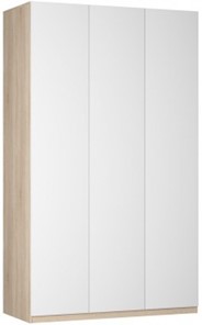 Шкаф 3-створчатый Реал распашной (Push to open; R-198х135х45-1-PO), без зеркала в Норильске
