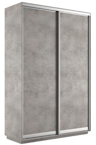 Шкаф 2-х дверный Экспресс (ДСП) 1400х450х2200, бетон в Норильске
