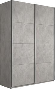 Шкаф 2-дверный Прайм (ДСП/ДСП) 1400x570x2300, бетон в Норильске