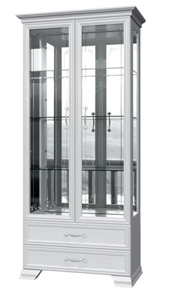 Шкаф-витрина Грация ШР-2, белый, 4 стекла в Красноярске - изображение