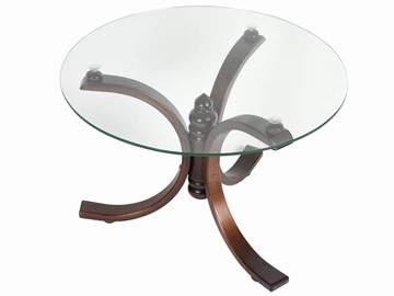 Стеклянный столик Лорд (темно-коричневый) в Норильске