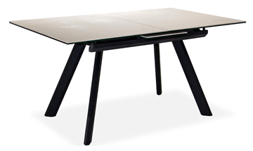 Обеденный раздвижной стол Бордо 2CQ 160х90 (Oxide Avorio/Графит) в Норильске