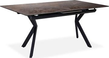 Обеденный раздвижной стол Бордо 2CX 160х90 (Oxide Moro/Графит) в Норильске