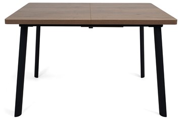 Кухонный раскладной стол Дали-1L(ноги черные, дуб табако) в Норильске - предосмотр 1