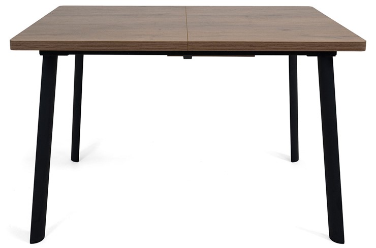 Кухонный раскладной стол Дали-1L(ноги черные, дуб табако) в Норильске - изображение 1