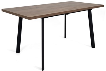 Кухонный раскладной стол Дали-1L(ноги черные, дуб табако) в Норильске - предосмотр 3