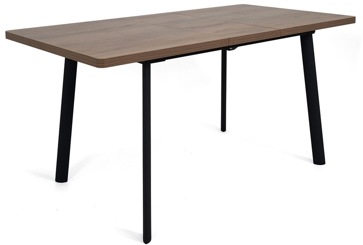 Кухонный раскладной стол Дали-1L(ноги черные, дуб табако) в Норильске - изображение 3