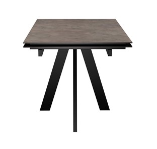 Кухонный раскладной стол DikLine DM120 Хромикс бронза / опоры черные в Норильске - предосмотр 2