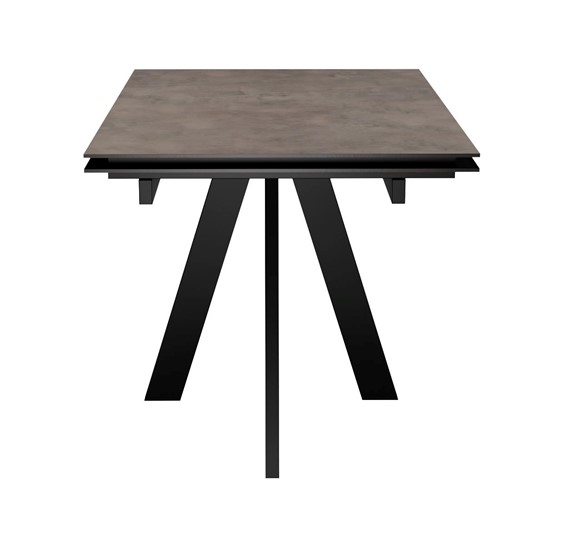 Кухонный раскладной стол DikLine DM120 Хромикс бронза / опоры черные в Норильске - изображение 2