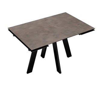 Кухонный раскладной стол DikLine DM120 Хромикс бронза / опоры черные в Норильске - предосмотр 3