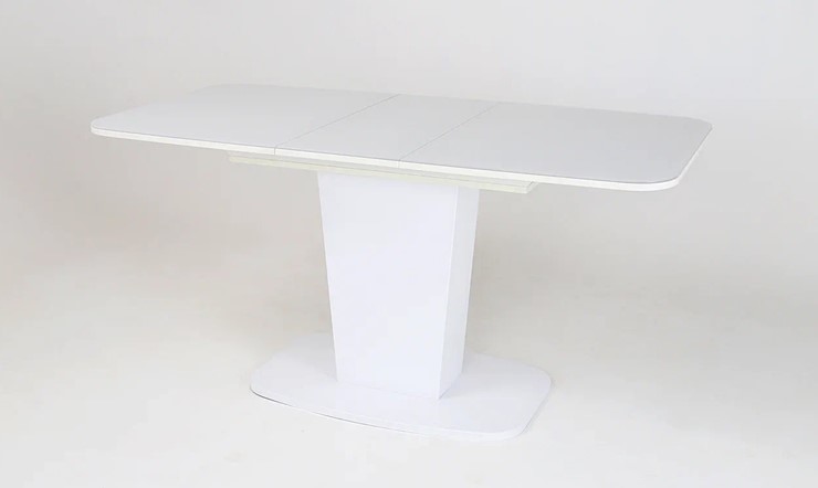 Кухонный стол раскладной Домино Белый в Красноярске - изображение 1