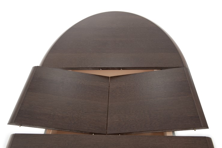Кухонный стол раскладной Фабрицио-1 исп. Эллипс, Тон 9 Покраска + патина с прорисовкой (на столешнице) в Норильске - изображение 5