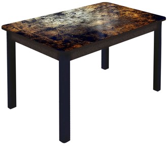 Кухонный раскладной стол Гамбург Мини, ноги метал. крашеные №23 (Exclusive h103/венге) в Норильске