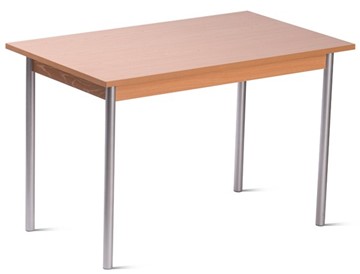 Стол для столовой, ЛДСП Бук/Металлик в Норильске
