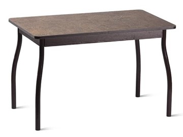 Кухонный стол Орион.4 1200, Пластик Урбан коричневый/Коричневый в Норильске