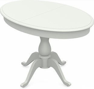 Кухонный стол раскладной Фабрицио-1 исп. Эллипс, Тон 9 Покраска + патина с прорисовкой (на столешнице) в Норильске