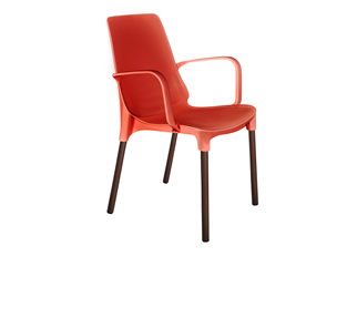 Кухонный стул SHT-ST76/S424 (красный/коричневый муар) в Норильске