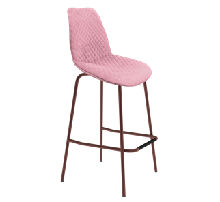 Барный стул SHT-ST29-С22 / SHT-S29P (розовый зефир/медный металлик) в Норильске