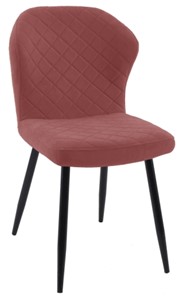 Обеденный стул 239 розовый, ножки  черные в Норильске