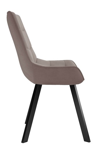 Обеденный стул 263 Поворотный, Микровелюр B5 Latte / опоры черные в Норильске - изображение 2