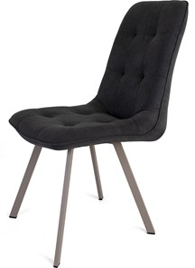 Обеденный стул Бакарди, ноги мокко прямоугольные 1-Q3015/велюр T180 Горький шоколад в Норильске