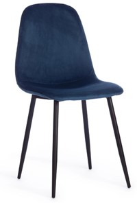 Обеденный стул BREEZE (mod. 4724), 44х53х87 Blue (синий) HLR63 / черный арт.19607 в Норильске