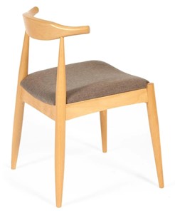 Кухонный стул BULL бук/ткань 54,5x54x75 Натуральный арт.19586 в Норильске - предосмотр 1