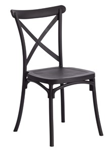 Обеденный стул CROSS (mod. PL24) 48х58х89 Black (черный) 05 арт.19693 в Красноярске