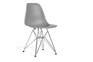 Обеденный стул derstuhl DSL 110 Chrom (темно-серый) в Норильске