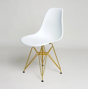 Обеденный стул DSL 110 Gold (белый) в Норильске