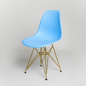 Обеденный стул DSL 110 Gold (голубой) в Норильске