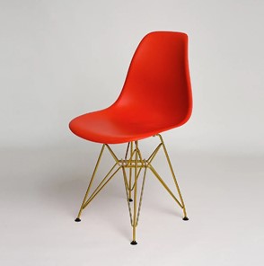 Обеденный стул DSL 110 Gold (красный) в Красноярске