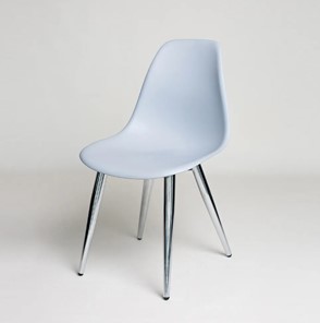 Обеденный стул DSL 110 Milan Chrom (светло-серый) в Норильске