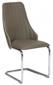 Обеденный стул FRATELLI (mod.8415) 44х62х97 пепельно-коричневый (окантовка слон.кость) в Норильске