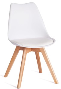 Обеденный стул TULIP (mod. 73-1) 47,5х55х80 белый арт.20220 в Норильске