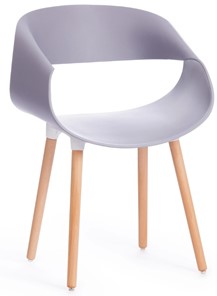 Кухонный стул QXX (mod. C1058) 54х56х78 серый 024 /натуральный арт.15194 в Норильске