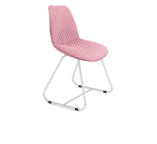 Обеденный стул SHT-ST29-С22 / SHT-S38 (розовый зефир/хром лак) в Норильске