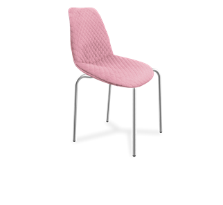 Обеденный стул SHT-ST29-С22 / SHT-S86 HD (розовый зефир/хром лак) в Красноярске