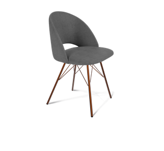 Обеденный стул SHT-ST34 / SHT-S37 (платиново-серый/медный металлик) в Норильске