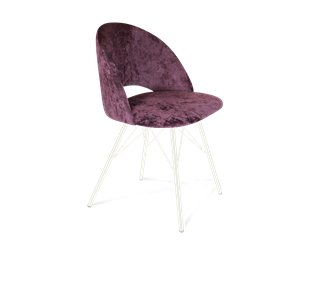 Обеденный стул SHT-ST34 / SHT-S37 (вишневый джем/белый муар) в Норильске