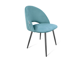 Обеденный стул SHT-ST34-1 / SHT-S95-1 (голубая пастель/черный муар) в Норильске
